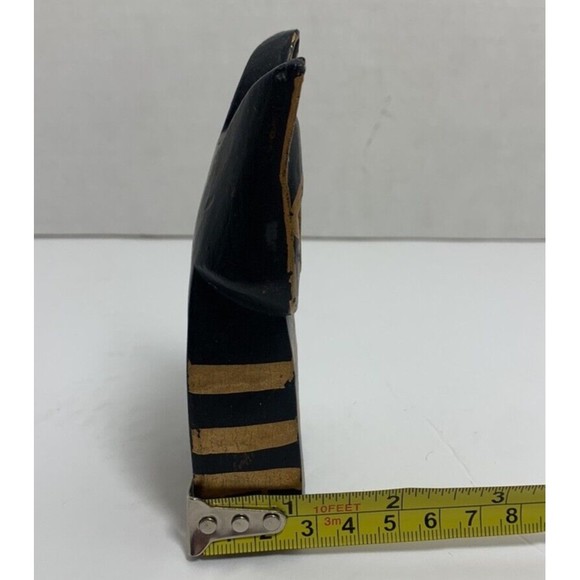 “”SOLD”” Wood Hand Painted Carved Laurel Burch Cat Figurine Single Replacement - Picture 9 of 10